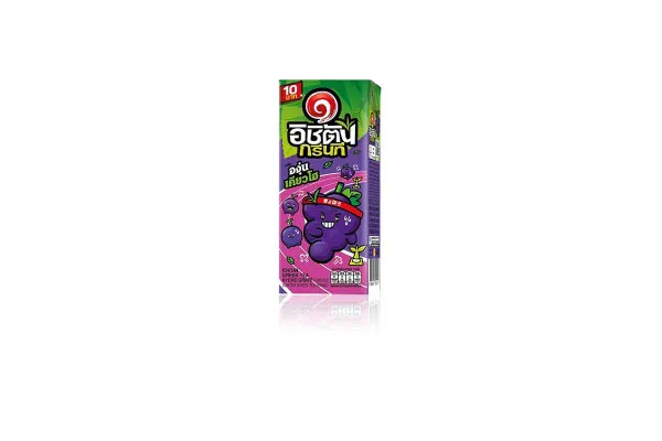 ICHITAN Green Tea UHT, Kyoho Grape - 250 ml