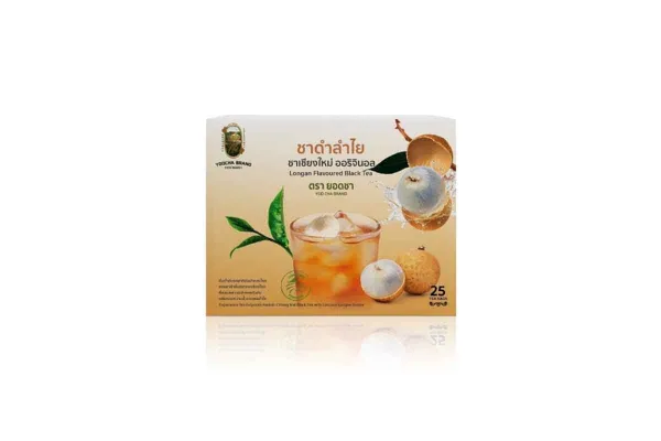 YOD CHA Tea Bags, Longan Black Tea - 2 g 