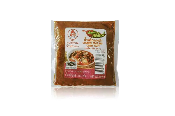 KANOKWAN Thai Curry Pastes, Country Style Red Curry - 100 g