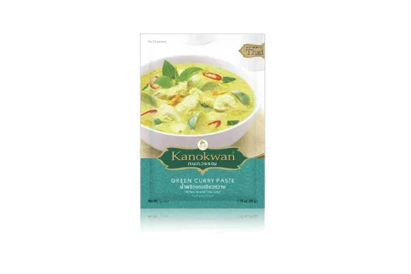 KANOKWAN Thai Meal Kit, Green Curry Paste - 50 g 