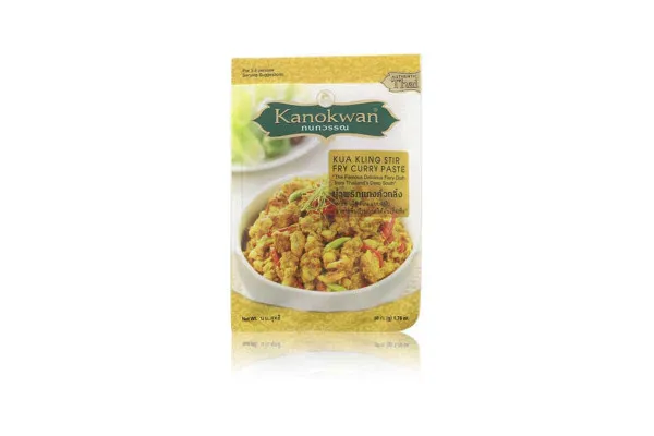 KANOKWAN Thai Meal Kit, Kua Kling Stir Fry Curry Paste - 50 g