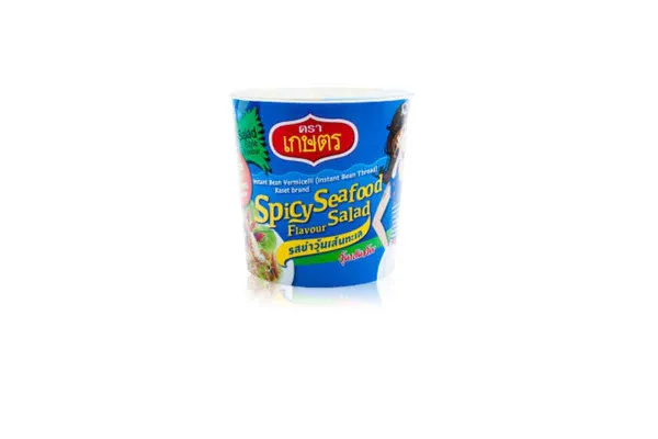 KASET, Instant Vermicelli, Seafood Spicy Salad - 35 g