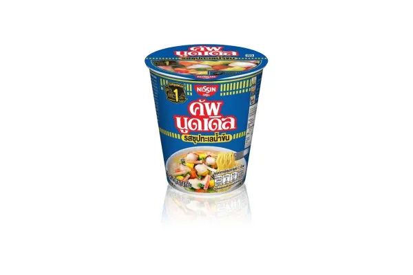 NISSIN Instant Noodles Cup, Seafood Creamy Soup - 74 g