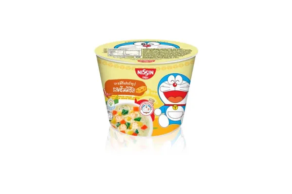 NISSIN Noodles Mini Cup Doraemon, Creamy Cheese - 44 g
