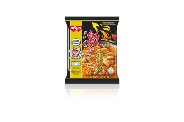 NISSIN Instant Noodles Premium Bag, Korean Hot Chili Chicken - 60 g