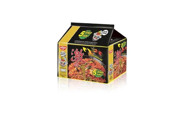 NISSIN Instant Noodles Premium Bag, Korean Hot Chili Chicken - 60 g