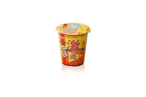 NISSIN Instant Noodles Premium Cup Dry Type, Korean Hot Chili Jey - 68 g