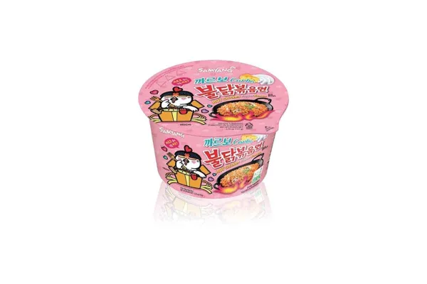 SAMYANG Buldak Big Bowl, Hot Chicken Carbonara Ramen - 105 g
