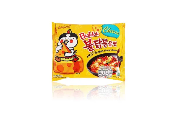 SAMYANG Buldak Ramen, Hot Chicken Cheese - 140 g