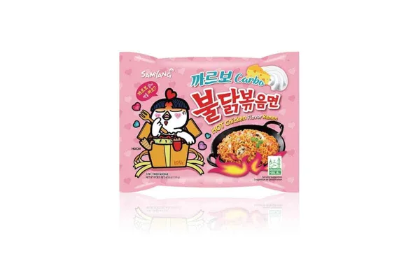 SAMYANG Buldak Ramen, Hot Chicken Carbonara - 130 g