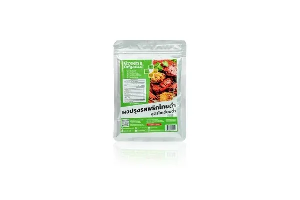 GREEN & ORGANIC, Low Sodium Seasoning Powder Black Paper - 100 g
