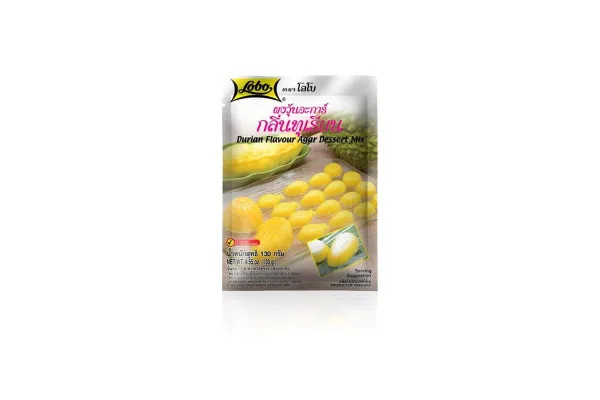 LOBO, Agar Dessert Mix (Artificial Durian Flavour) - 130 g