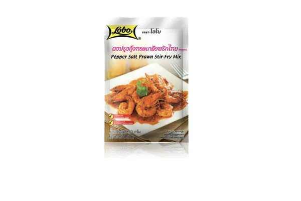 LOBO, Pepper Salt Prawn Stir-Fry Mix - 50 g
