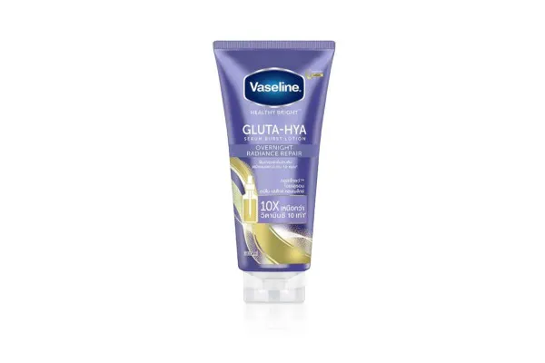 VASELINE Healthy Bright Gluta-Hya Lotion Overnight- 300 ml x 12 pcs