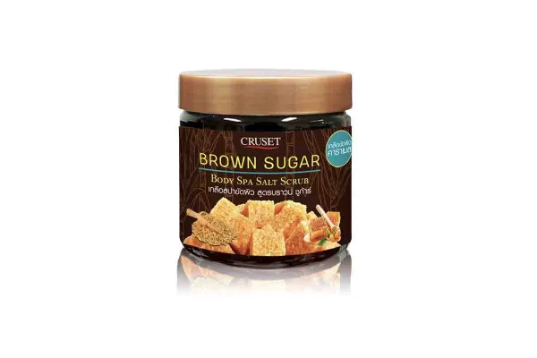 CRUSET Body Spa Salt Scrub, Brown Sugar - 700 g