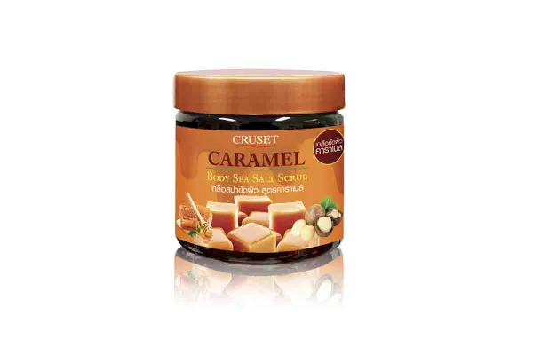 CRUSET Body Spa Salt Scrub, Caramel - 700 g