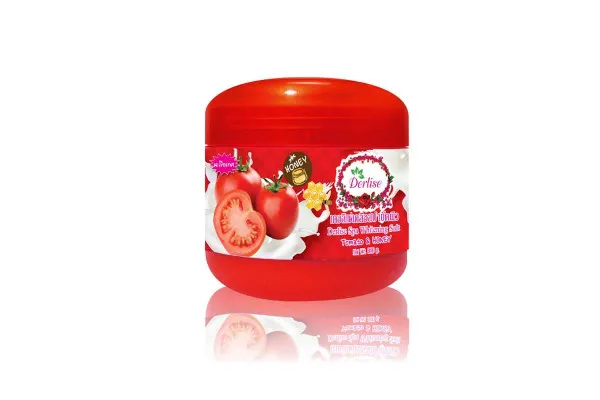 DERLISE Salt Spa Scrub, Tomato & Honey - 800 g 