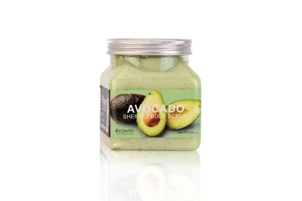SCENTIO Avocado Brightening Sherbet Scrub - 350 ml