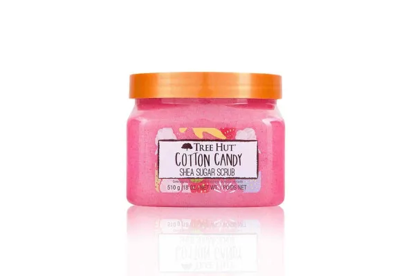 TREE HUT Sugar Scrub, Cotton Candy Shea - 510 g