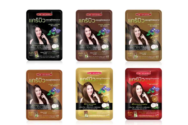 CAREBEAU Hair Color Shampoo, Ammonia Free with All Color Shades
