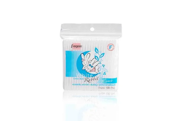EVERGREEN White Rabbit Cotton Bud - 100 pcs