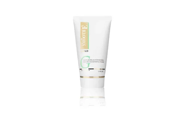 SMOOTH E Gold Anti-Aging & Whitening Foam - 1.5 oz 45 g 