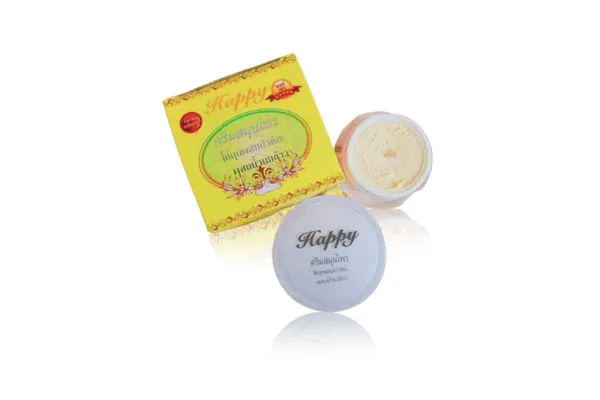 HAPPY Whitening Pearl & Lotus Cream with Rice Milk - 20 g