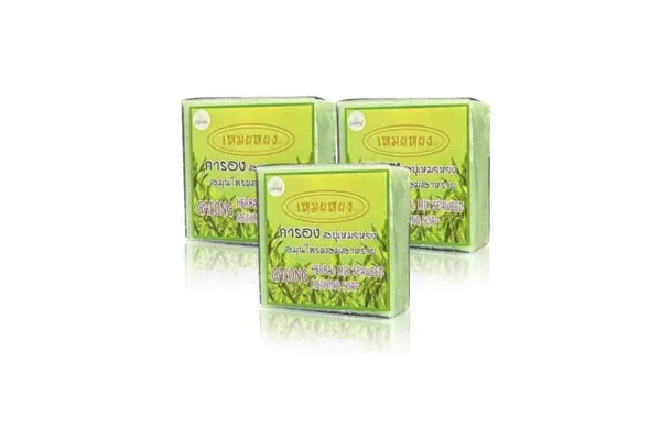 MEYYONG Galong Herbal Mixed Seaweed Soap - (65 g x 12 pcs)