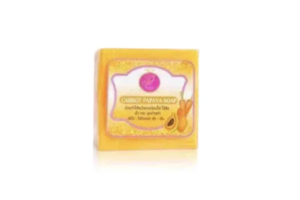 PRAEWA WHITE Carrot Papaya Soap - 70 g