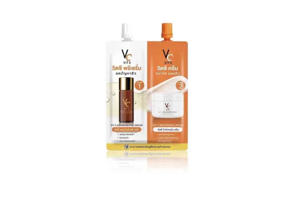 RACHA Vit C 2in1 Advanced Pre-Serum & Whitening Cream - 8 g 