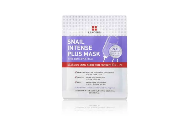 LEADERS Intense Plus Mask, Snail - 25 ml