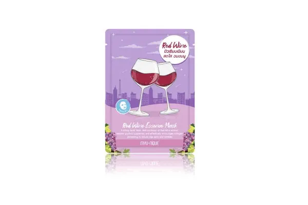 MYU-NIQUE Essence Mask, Red Wine - 25 g