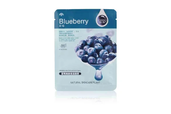 ROREC HOREC Natural Skin Care Mask, Blueberry - 30 g