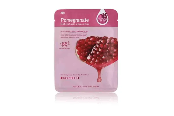 ROREC HOREC Natural Skin Care Mask, Pomegranate - 30 g