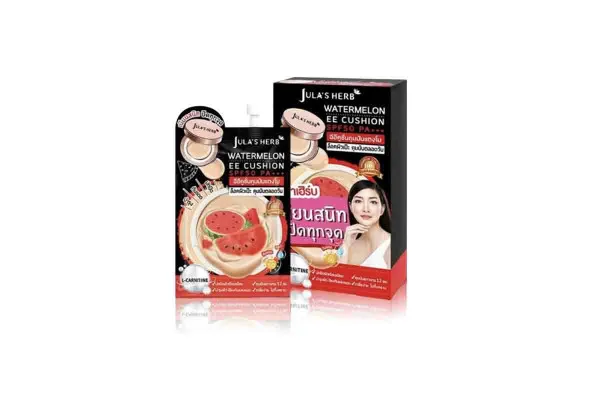 JULA'S HERB Watermelon EE Cushion SPF 50 PA+++ - (6 ml x 6 sachets)