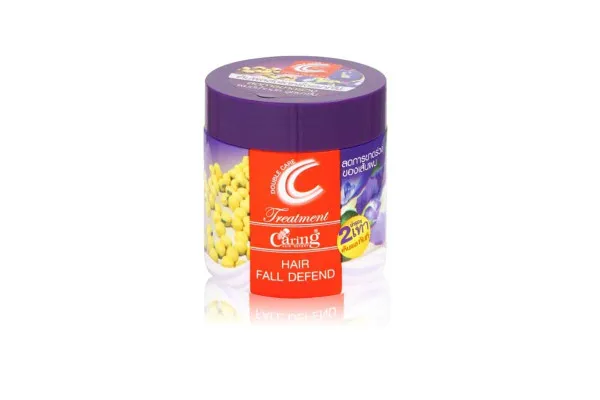 CARING Hair Treatment, Hair Fall Defend (Purple) - 250 g 