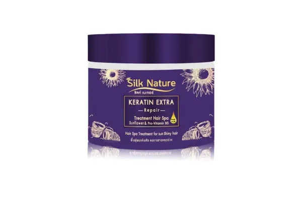 SILK NATURE Keratin Extra Repair Treatment Hair Spa - 280 g