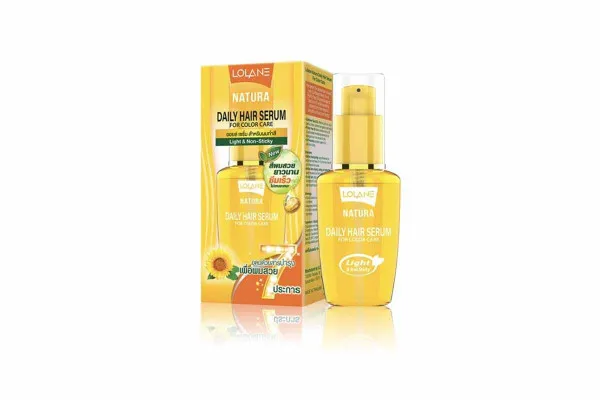  LOLANE Natural Daily Hair Serum, For Color Hair (Yellow) - 50 ml