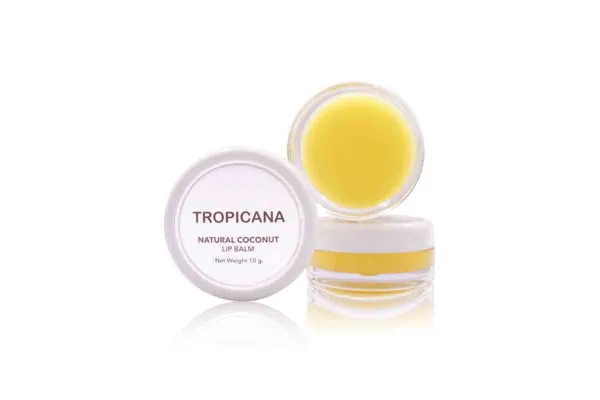 TROPICANA Natural Coconut Lip Balm, Banana Happy - 10 g