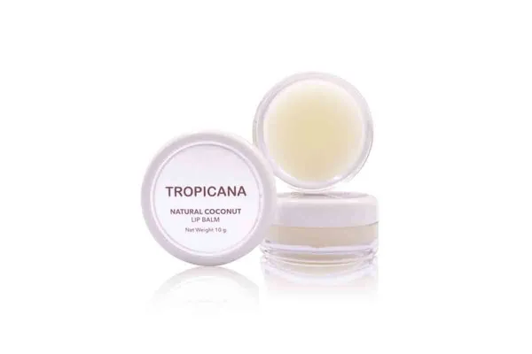 TROPICANA Natural Coconut Lip Balm, Coconut - 10 g