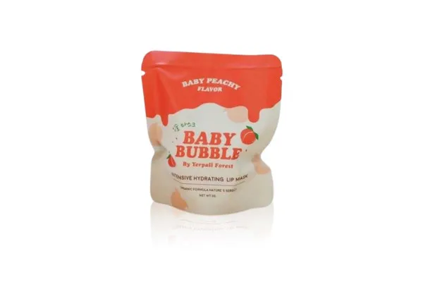 YERPALL BABY BUBBLE Filler Lip Mask, Baby Peachy - 5 g