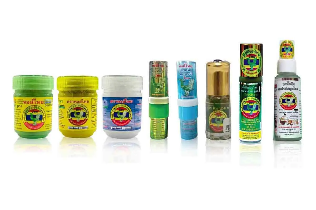 Lot De 5 Inhalateurs à Herbes Thaïlandais Traditionnels – Recette Naturelle – HONGTHAI