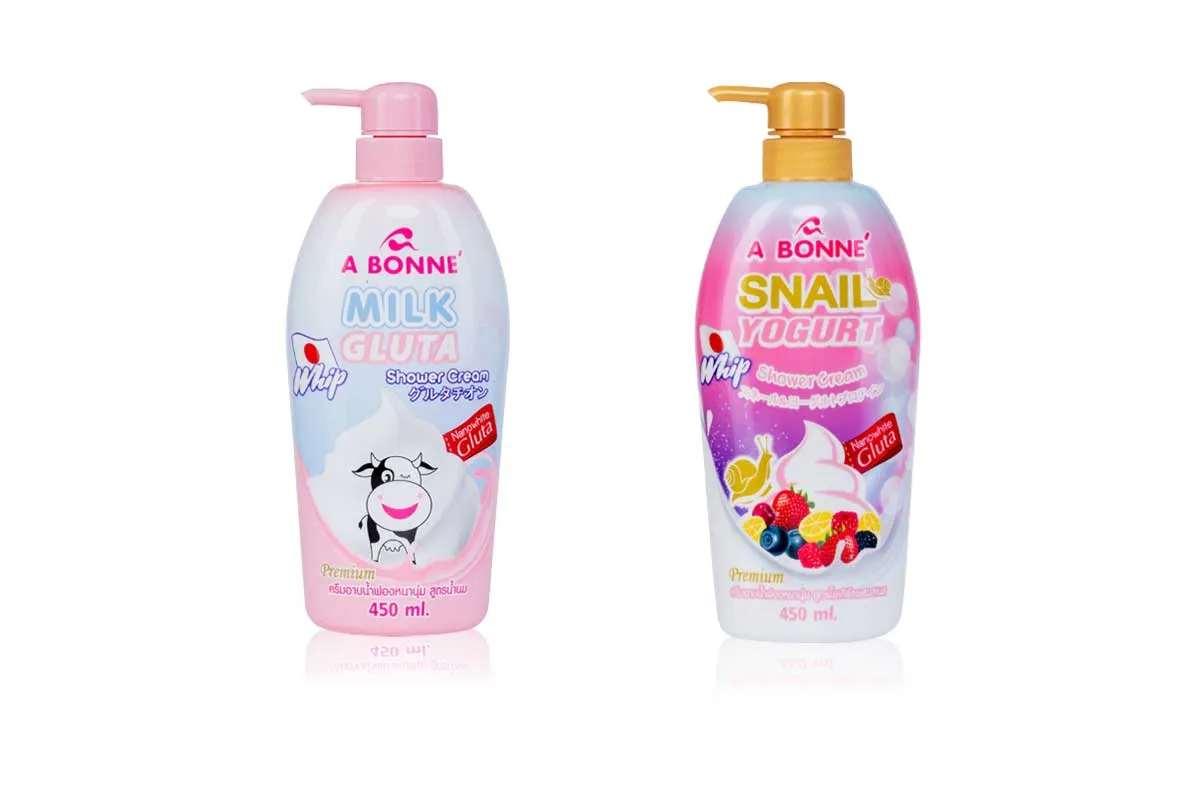 Wholesale market for Thai quality productsA BONNE' Gluta Whip Shower Cream,  Milk Gluta and Snail Yogurt.| Best of Thailand B2B