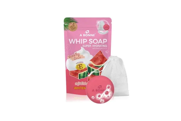 A BONNE' Whip Soap, Super Hydrating Watermelon & Vit E - 100g