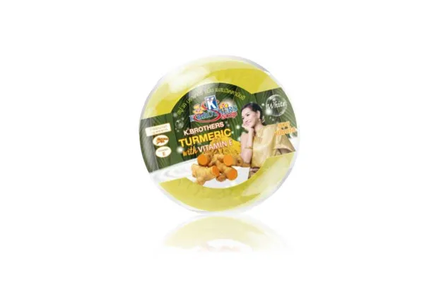 K. BROTHERS Turmeric With Vitamin E Soap - 160 g