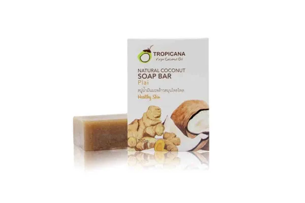 TROPICANA Natural Coconut Soap Bar, Plai - 100 g