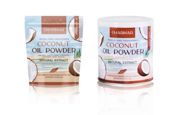 CHARMAR 100% Natural Coconut Oil Powder