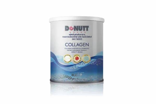 DONUTT Collagen Dipeptide Plus Calcium and Probiotics - 120 g