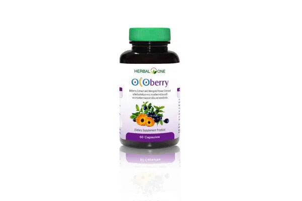 HERBAL ONE Ocoberry, Bilberry & Marigold Extract - 60 capsules