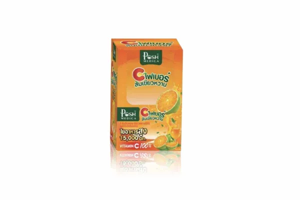POSH MEDICA Fiber C, Tangerine - 18g x 6 sachets